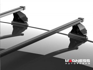 Alfa Romeo Tonale Roof Rack Cross Bars - for models w/o factory roof rails - Black Alfa Romeo Tonale Roof Rack Cross Bars - for models w/o factory roof rails - Black